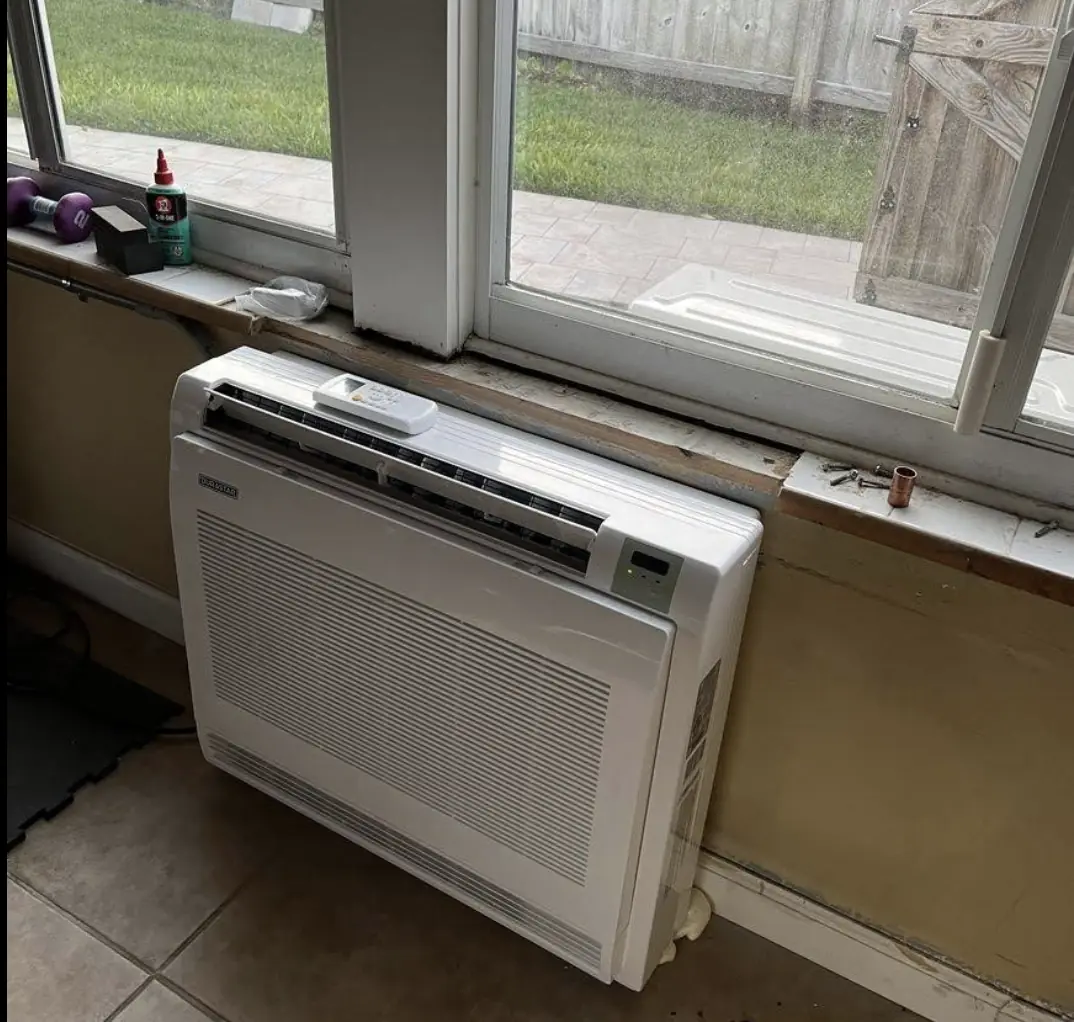Mini split AC indoor unit installed by Premier Frost in Deltona, Florida